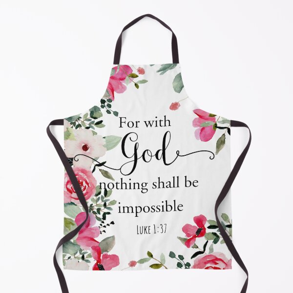 Item preview, For with God nothing shall be impossible. designed and sold by della95.