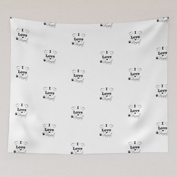 Item preview, I love dogs designs designed and sold by DesignsByJaz.