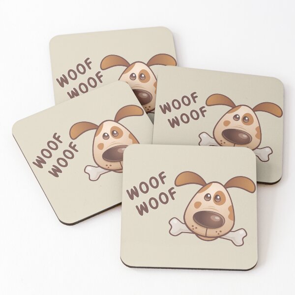 Item preview, Woof Woof (dog face) designed and sold by Nesro34.