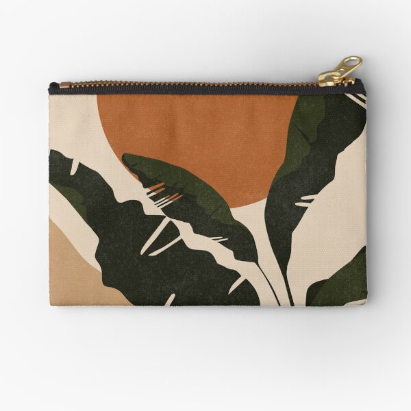 Banana Leaf Zipper Pouch