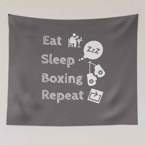 Item preview, Eat Sleep Boxing Repeat  designed and sold by KOOL Studio.