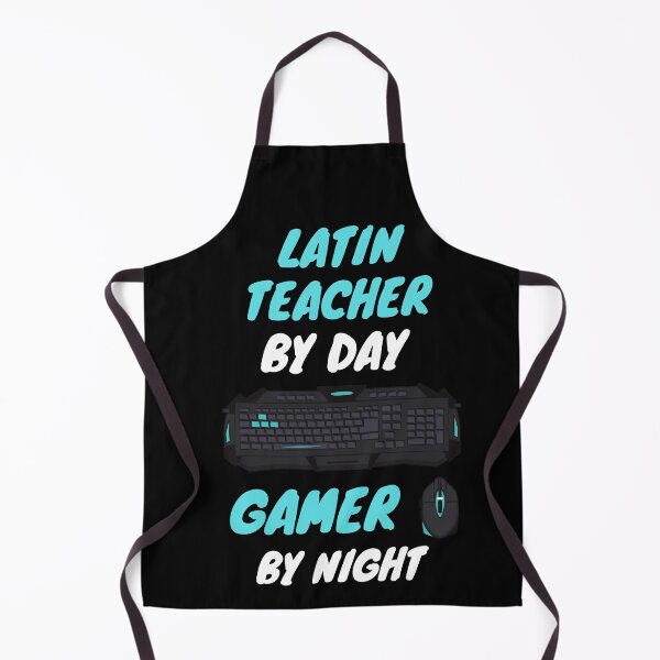 Item preview, latin teacher night gamer designed and sold by SnowballStep.