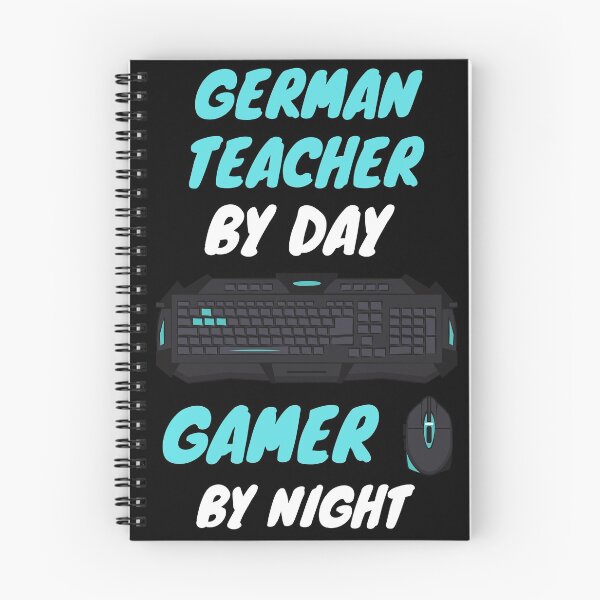 Item preview, german teacher night gamer designed and sold by SnowballStep.