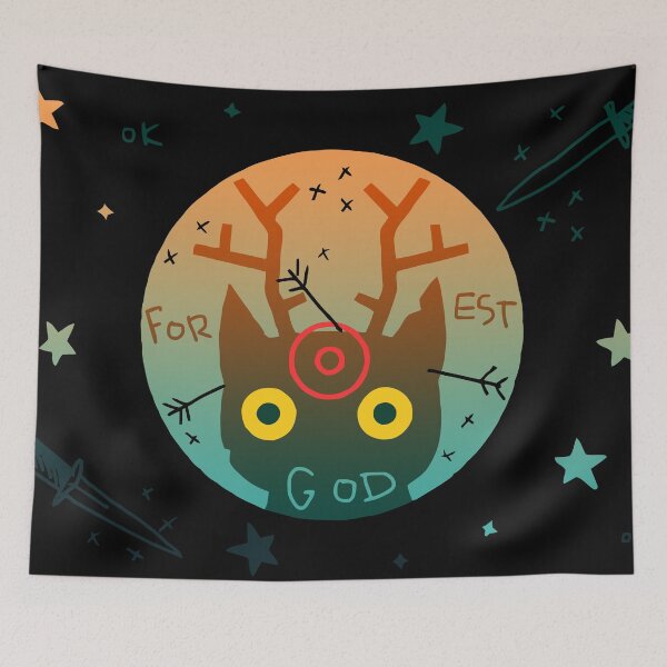 Item preview, Night In The Woods Forest God designed and sold by katemargoli.
