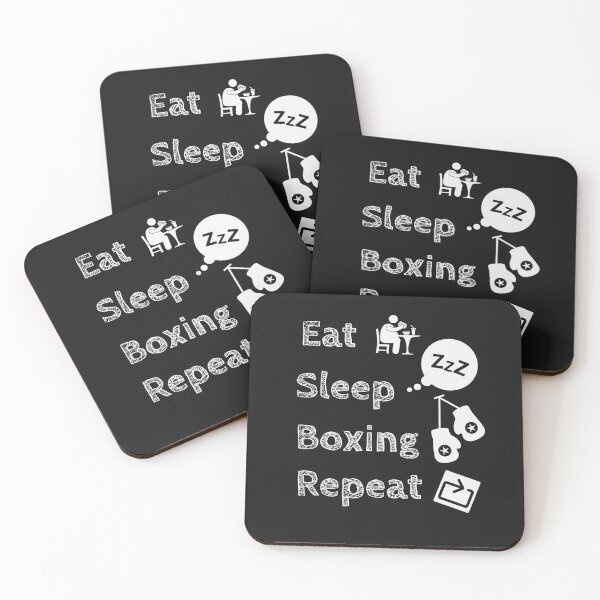 Item preview, Eat Sleep Boxing Repeat  designed and sold by KOOL Studio.