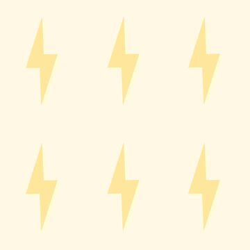Artwork thumbnail, Pack of yellow bolts by Pastel-PaletteD