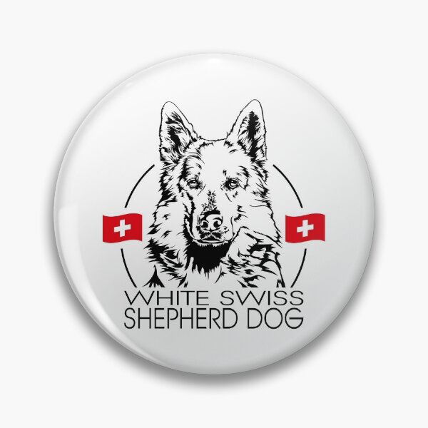 Item preview, White Swiss Shepherd Dog Dog Canine Portrait designed and sold by dogarts.