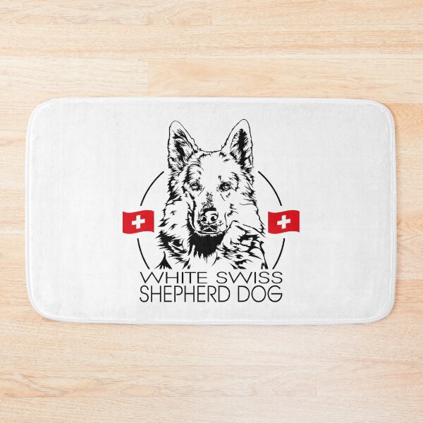 Item preview, White Swiss Shepherd Dog Dog Canine Portrait designed and sold by dogarts.