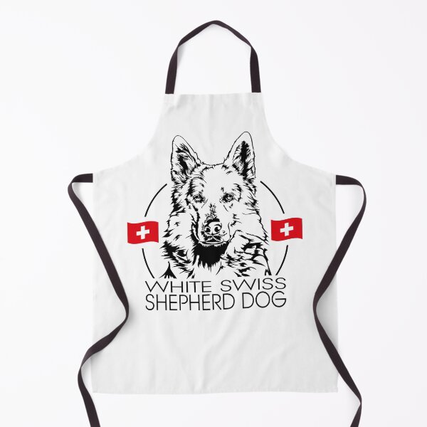 Item preview, White Swiss Shepherd Dog Dog Canine Portrait designed and sold by dogarts.