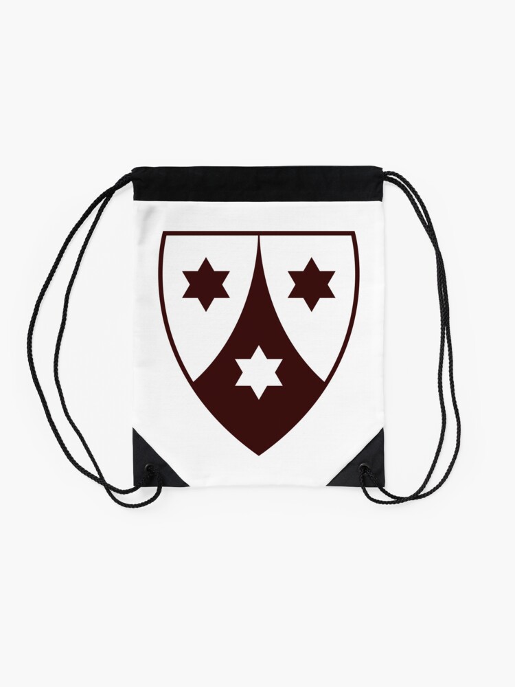 Alternate view of Coat of Arms of the Carmelites Drawstring Bag
