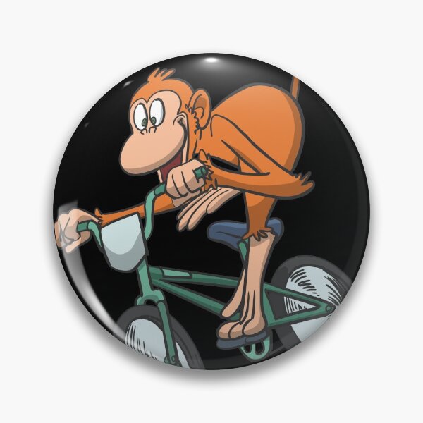 Item preview, Monkey Race Bike Bicycle Freestyle designed and sold by Monkey Ful.