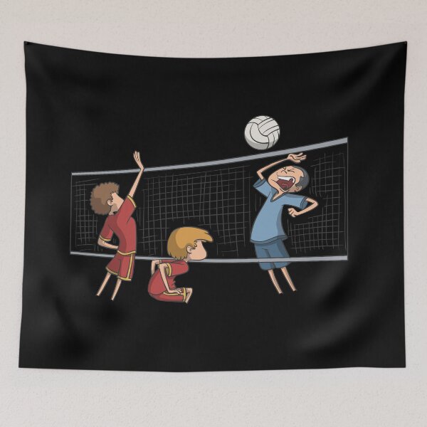 Item preview, Volleyball attack and block designed and sold by Monkey Ful.