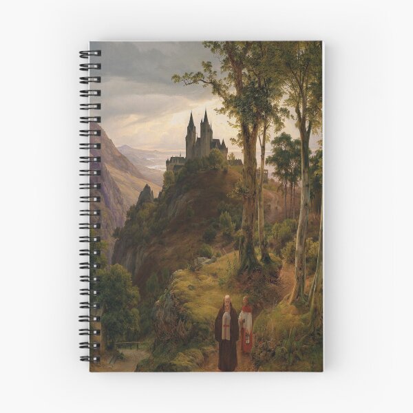 Item preview, Romantische Landschaft Mit Klosteranlage-Karl Lessing designed and sold by LexBauer.