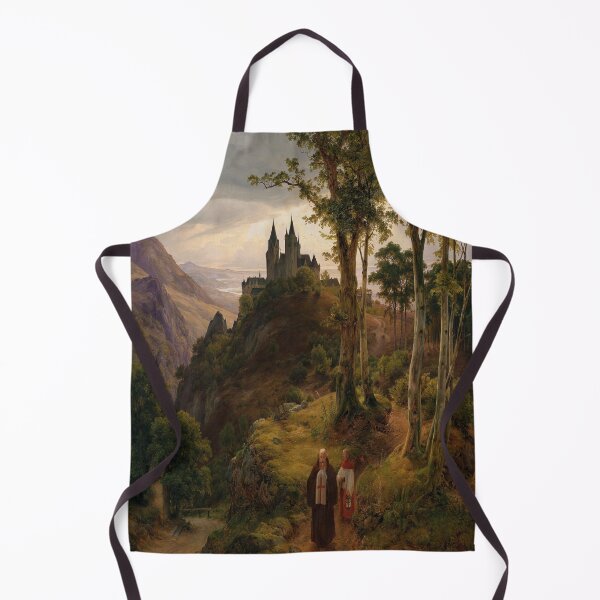 Item preview, Romantische Landschaft Mit Klosteranlage-Karl Lessing designed and sold by LexBauer.