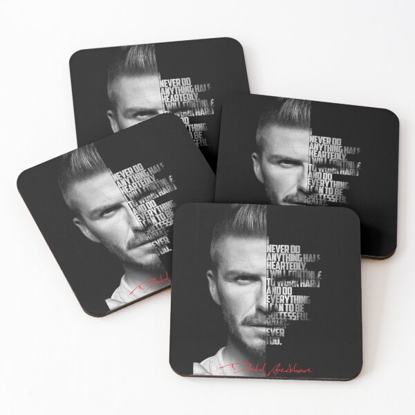 Item preview, Black and white David Beckham quote poster. designed and sold by Enea Kelo.