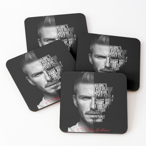 Item preview, Black and white David Beckham quote poster. designed and sold by Enea Kelo.