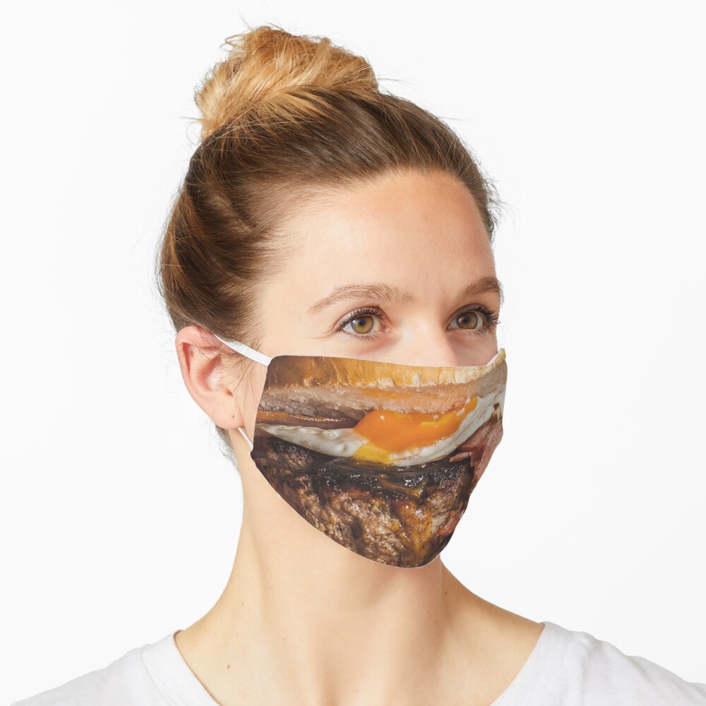 Hamburger face mask Mask