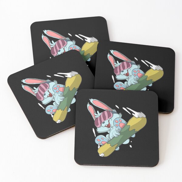 Item preview, Mountain rabbit on snowboard designed and sold by Monkey Ful.