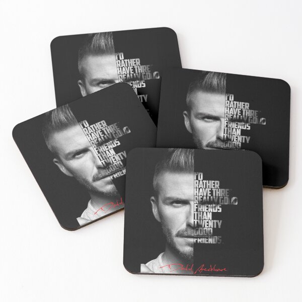 Item preview, Black and white David Beckham quote poster. designed and sold by Enea Kelo.