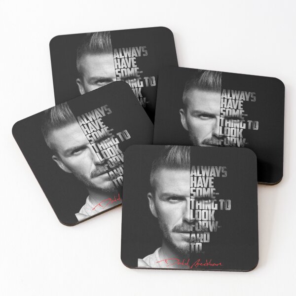 Item preview, Black and white David Beckham quote poster. designed and sold by Enea Kelo.