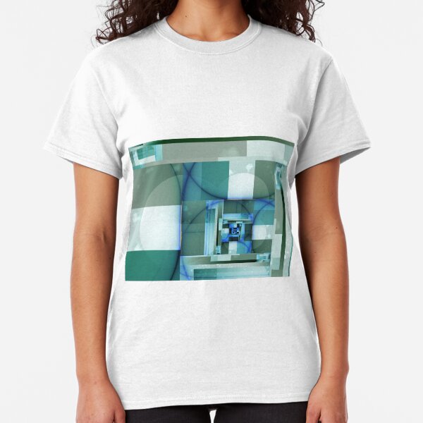 City Abstract - Blue / Teal Classic T-Shirt