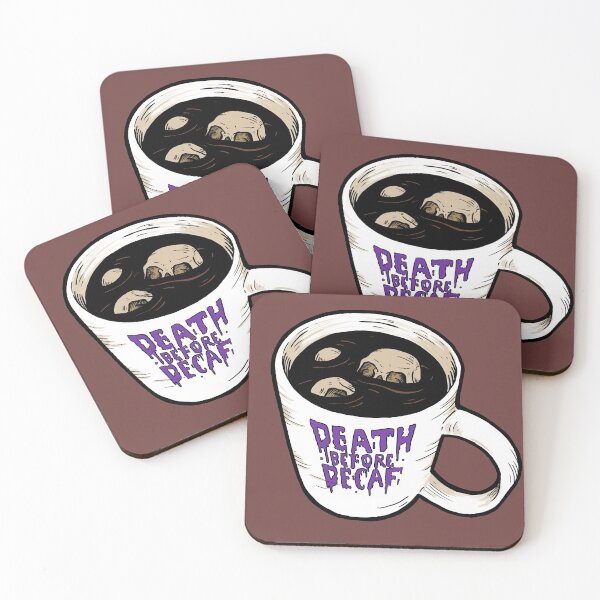 Item preview, Death Before Decaf designed and sold by cochambrator.