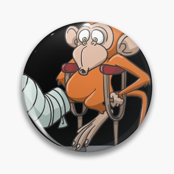 Item preview, Broken leg accident crutches designed and sold by Monkey Ful.