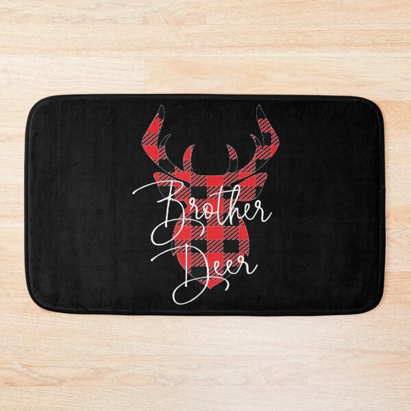 Item preview, Brother Deer Christmas Pajama Red Plaid Buffalo Matching product designed and sold by Grabitees.