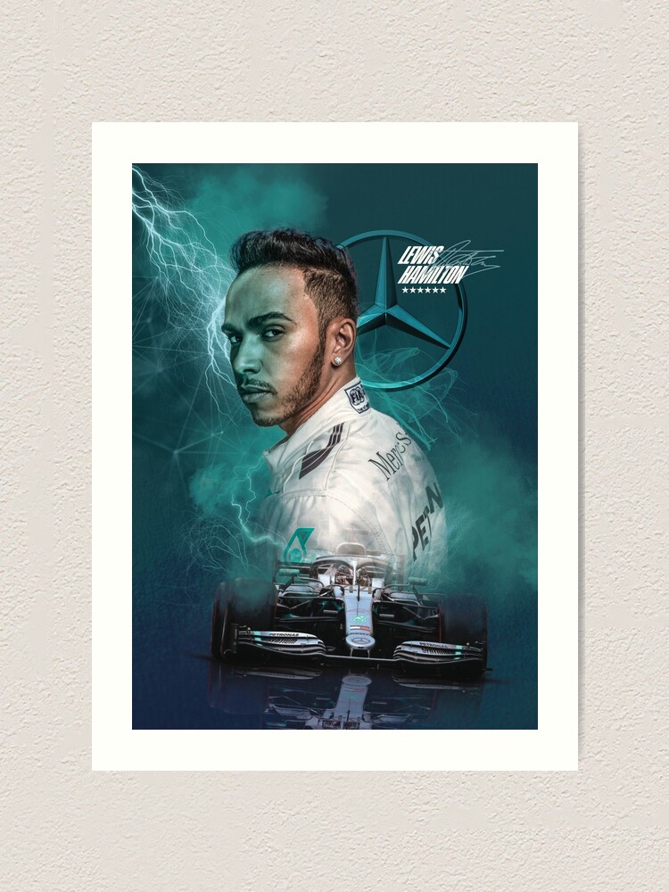 Lewis Hamilton Champion - Lewis Hamilton - Posters and Art Prints