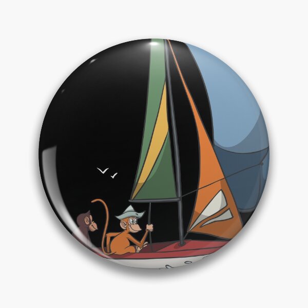 Item preview, Sailing with dinghy and friends designed and sold by Monkey Ful.