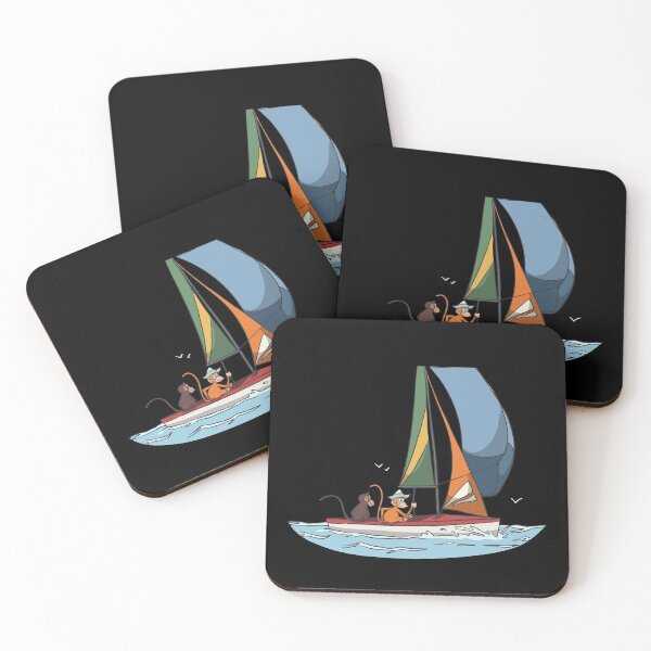 Item preview, Sailing with dinghy and friends designed and sold by Monkey Ful.