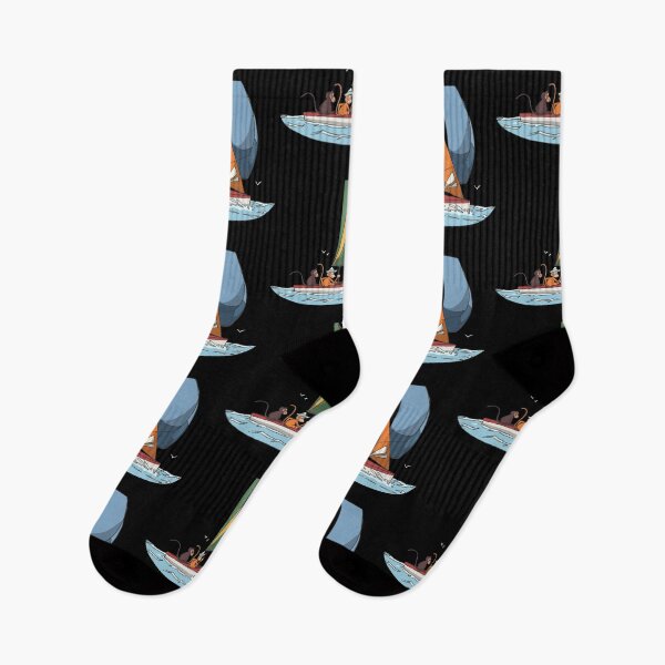 Item preview, Sailing with dinghy and friends designed and sold by Monkey Ful.