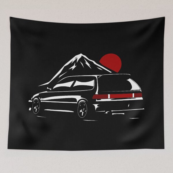Item preview, EF Civic Si JDM Touge designed and sold by ILLUSTRIOUSEUROS.