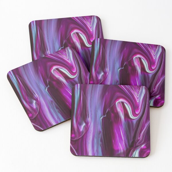 MELTED CANDY Coasters (Set of 4)