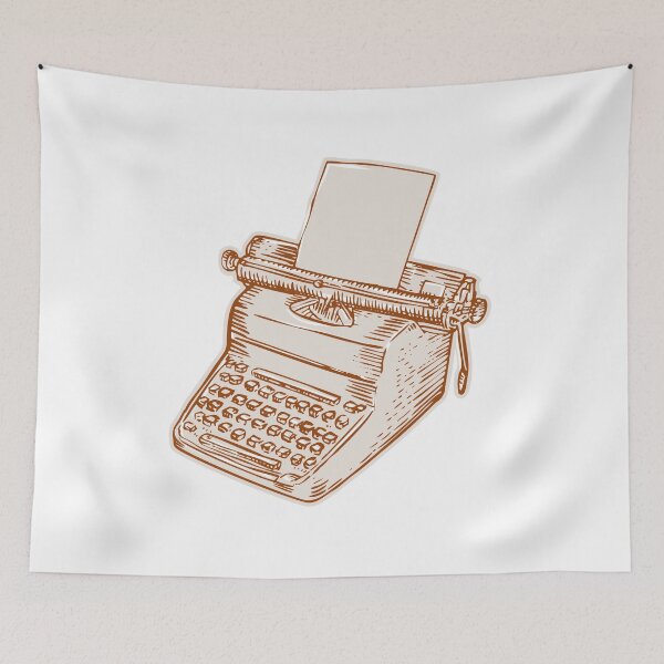 Item preview, aesthetic typewriter designed and sold by charlyjovic.