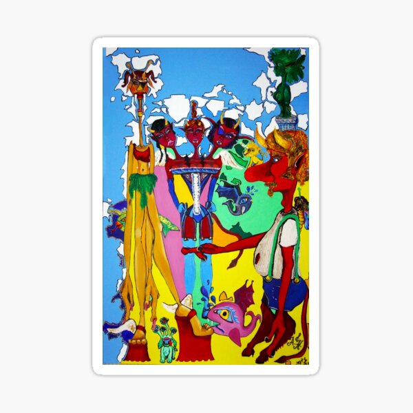 the devil's triple daughter Sticker