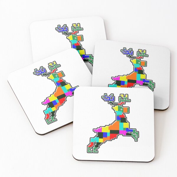 Item preview, Multicolored christmas deer designed and sold by Galina Kostyaeva.