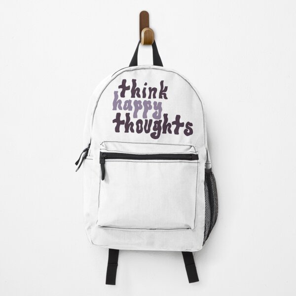 Item preview, Think happy thoughts purple hand lettering designed and sold by sheyenneday.