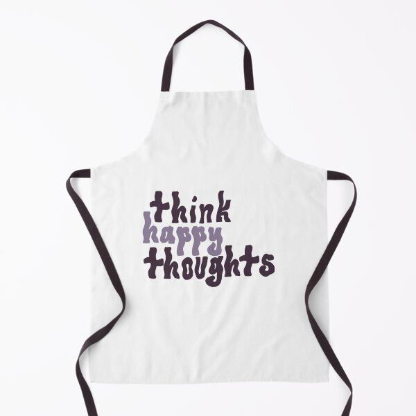 Item preview, Think happy thoughts purple hand lettering designed and sold by sheyenneday.