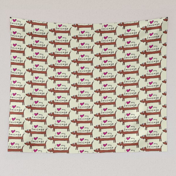 Item preview, I love my sausage dog designed and sold by happysketchy.