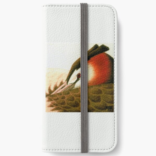 Great Crested Grebe iPhone Wallet