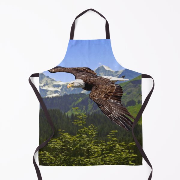 Item preview, Bald Eagle Above Mountain Forest designed and sold by thedvguy.