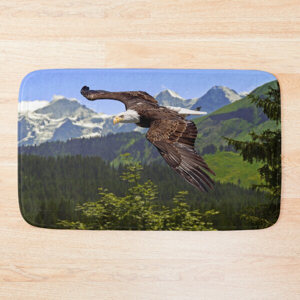 Item preview, Bald Eagle Above Mountain Forest designed and sold by thedvguy.