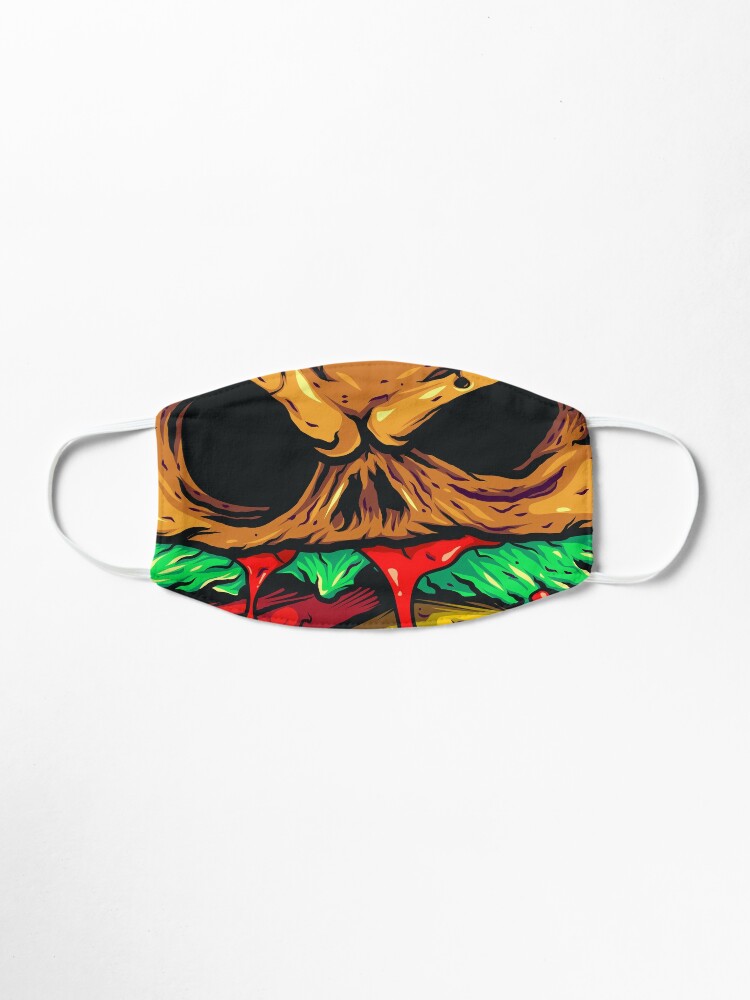 Monster Burger Mask By Renju1902 Redbubble - roblox book of monsters doodle board