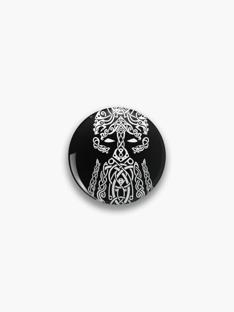 Tyr, Norse God of War, Law and Justice - White Sticker for Sale