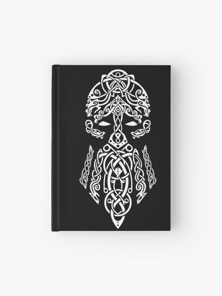 Tyr, Norse God of War, Law and Justice - White Hardcover Journal