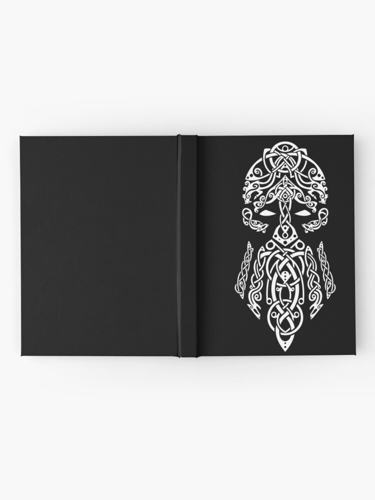 Tyr, Norse God of War, Law and Justice - White Hardcover Journal