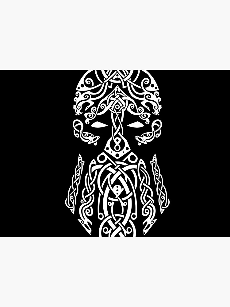 Tyr, Norse God of War, Law and Justice - White Sticker for Sale