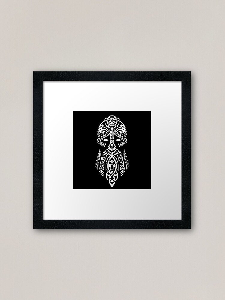 Tyr, Norse God of War, Law and Justice - White Sticker for Sale