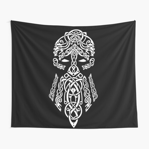 Tyr, Norse God of War, Law and Justice - White Tapestry for Sale by  MythicComicsArt